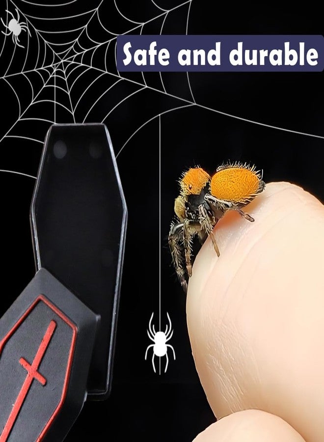 DQITJ 2 Pack Jumping Spider Coffin with Magnets Spider Enclosure Accessories Jumping Spider Hide Tarantula Terrarium Decoration - Image 2